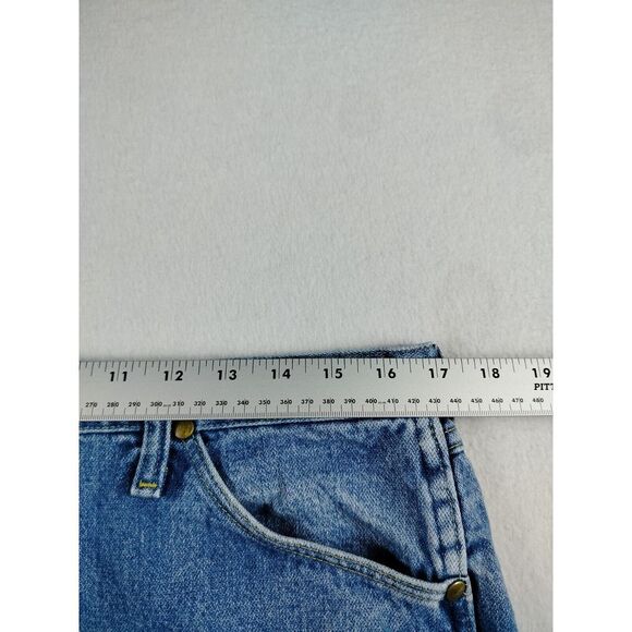 Wrangler Jeans Men's 35‎x32 Blue George Strait Collection Westerncore Cowboycore - Picture 12 of 14